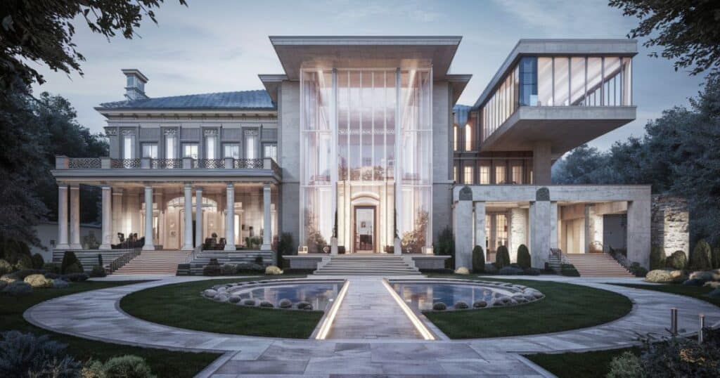 Architectural Marvels Design Highlights of the Leawood Mansion