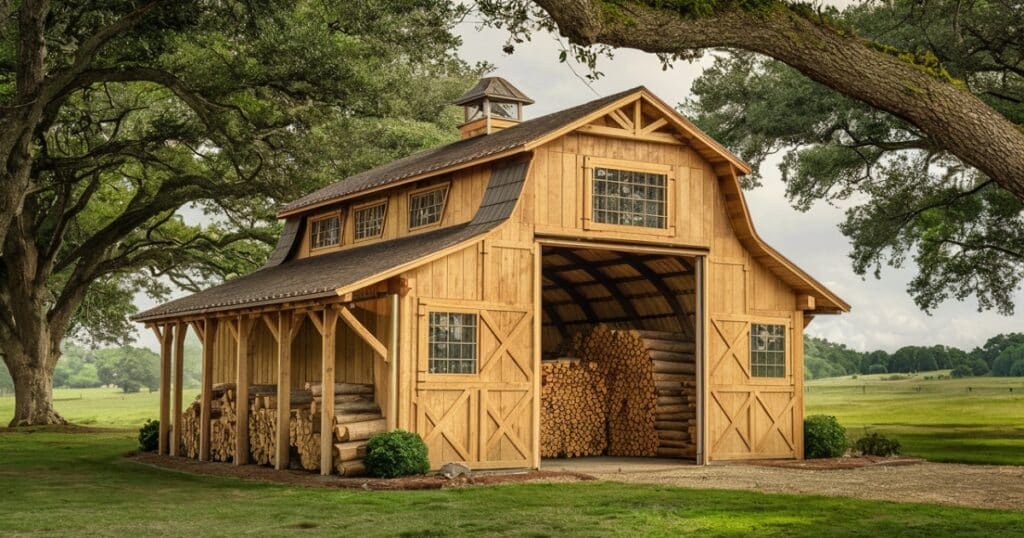 Best Barns Pinewood Wood Storage Shed Kit