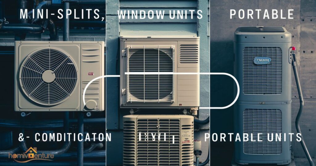 Comparison: Mini-Splits vs. Window or Portable Units