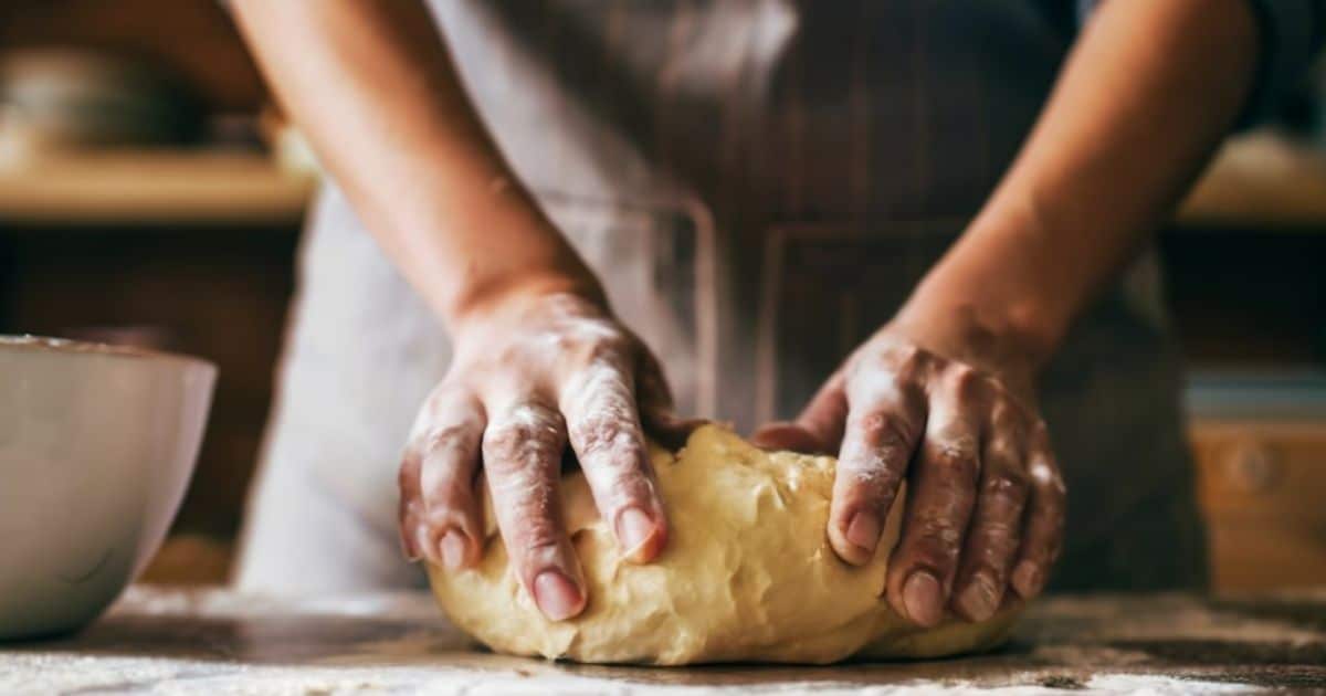 What might be kneaded in the kitchen?