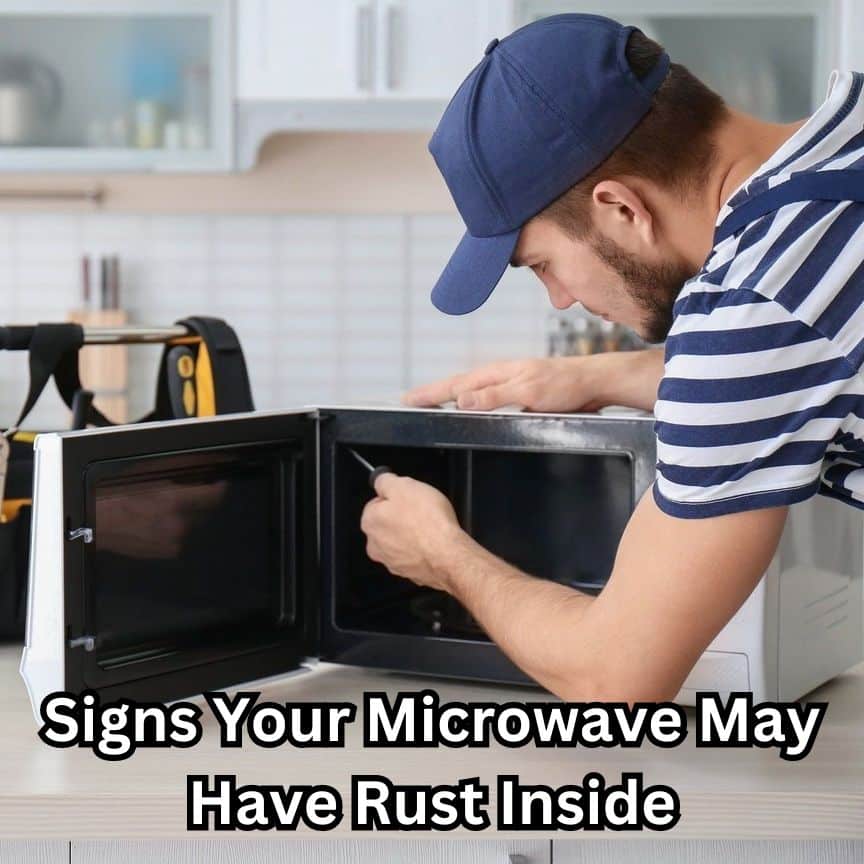 Signs Your Microwave May Have Rust Inside