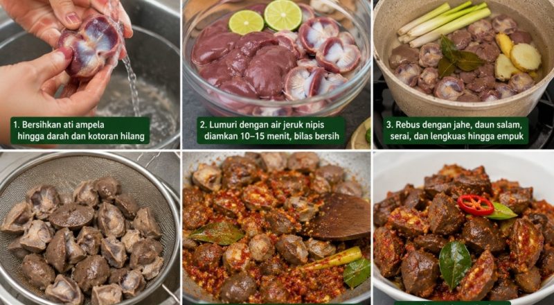 3 Resep Ati Ampela Gurih Meresap dan Anti Amis, Bikin Nambah Nasi!